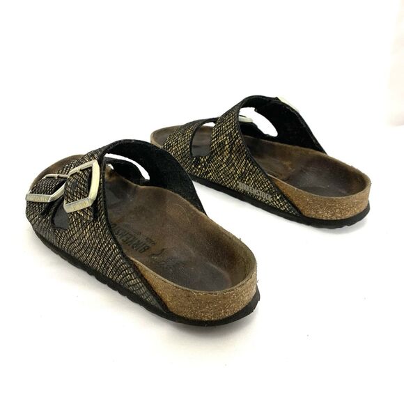 BIRKENSTOCK Arizona Birko-Flor Shiny Python Sandals Women’s Size 40 (US 9-9.5) - Picture 9 of 16